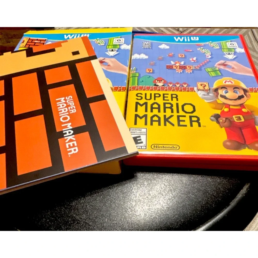 Nintendo Wii U Super Mario Maker 2015 Complete Untested NTSC READ